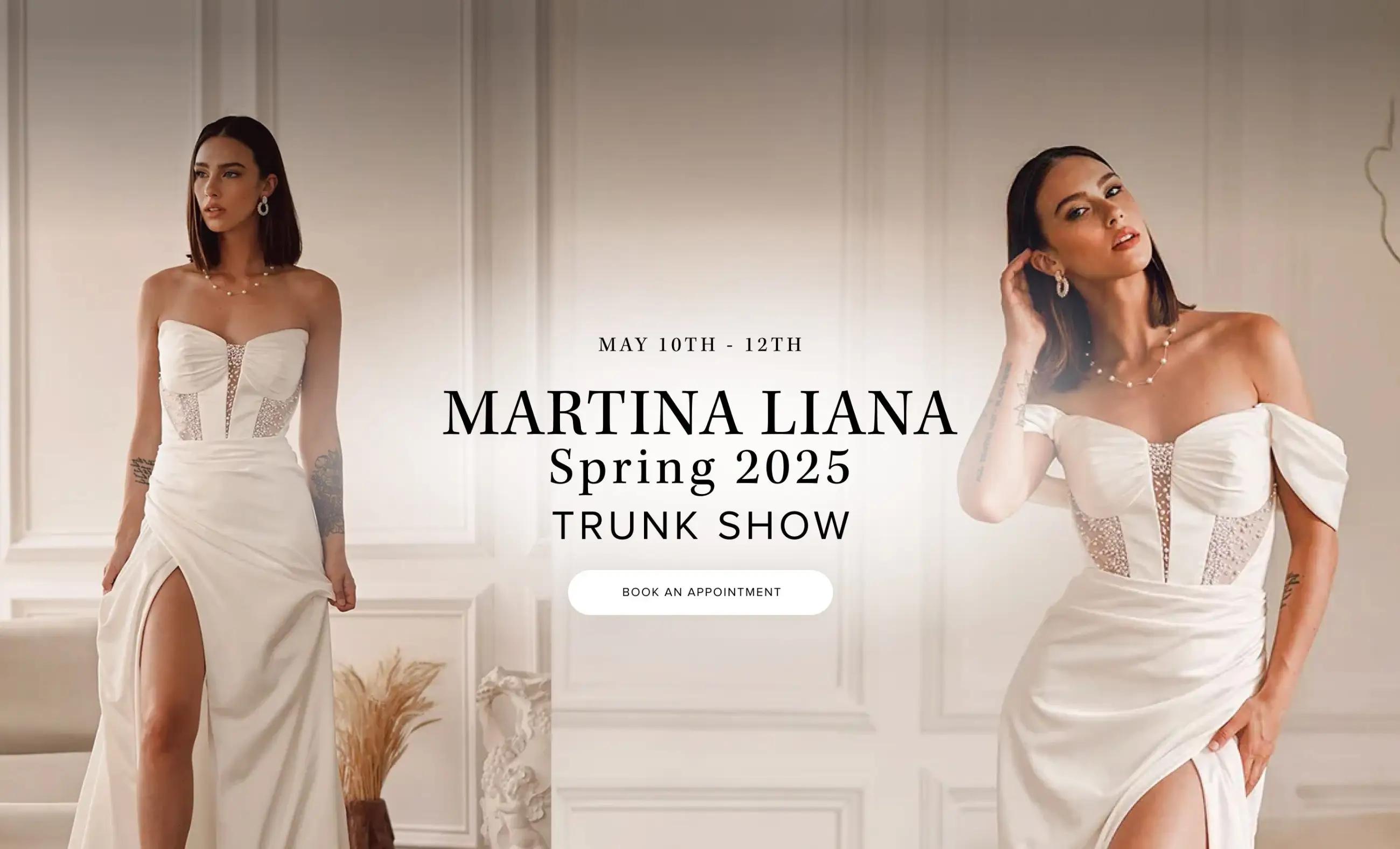 Martina Liana Trunk Show desktop banner