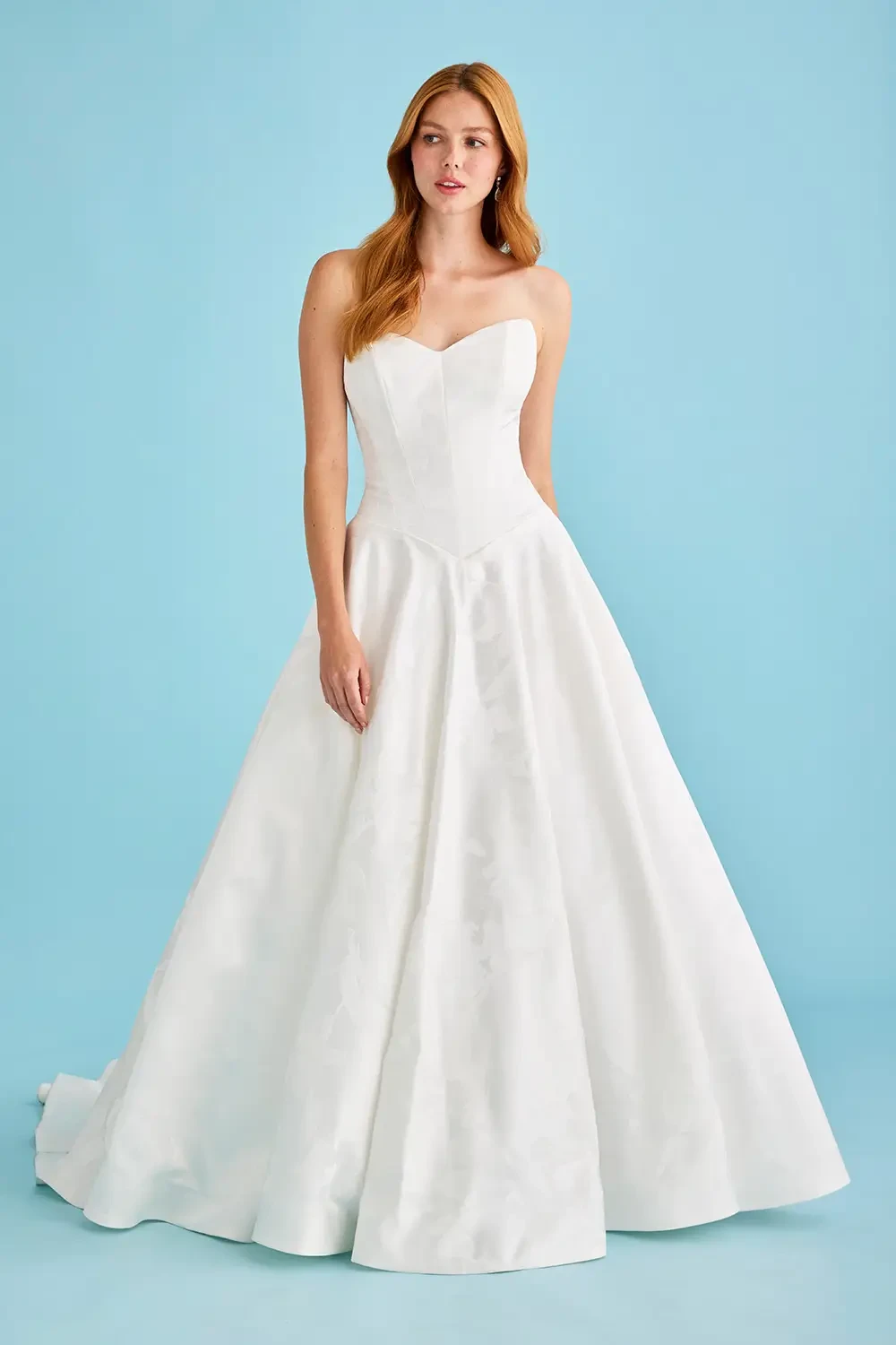 Model wearing Lea Ann Belter wedding gown