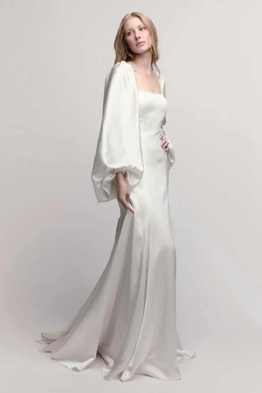 Model wearing Willowby wedding gown