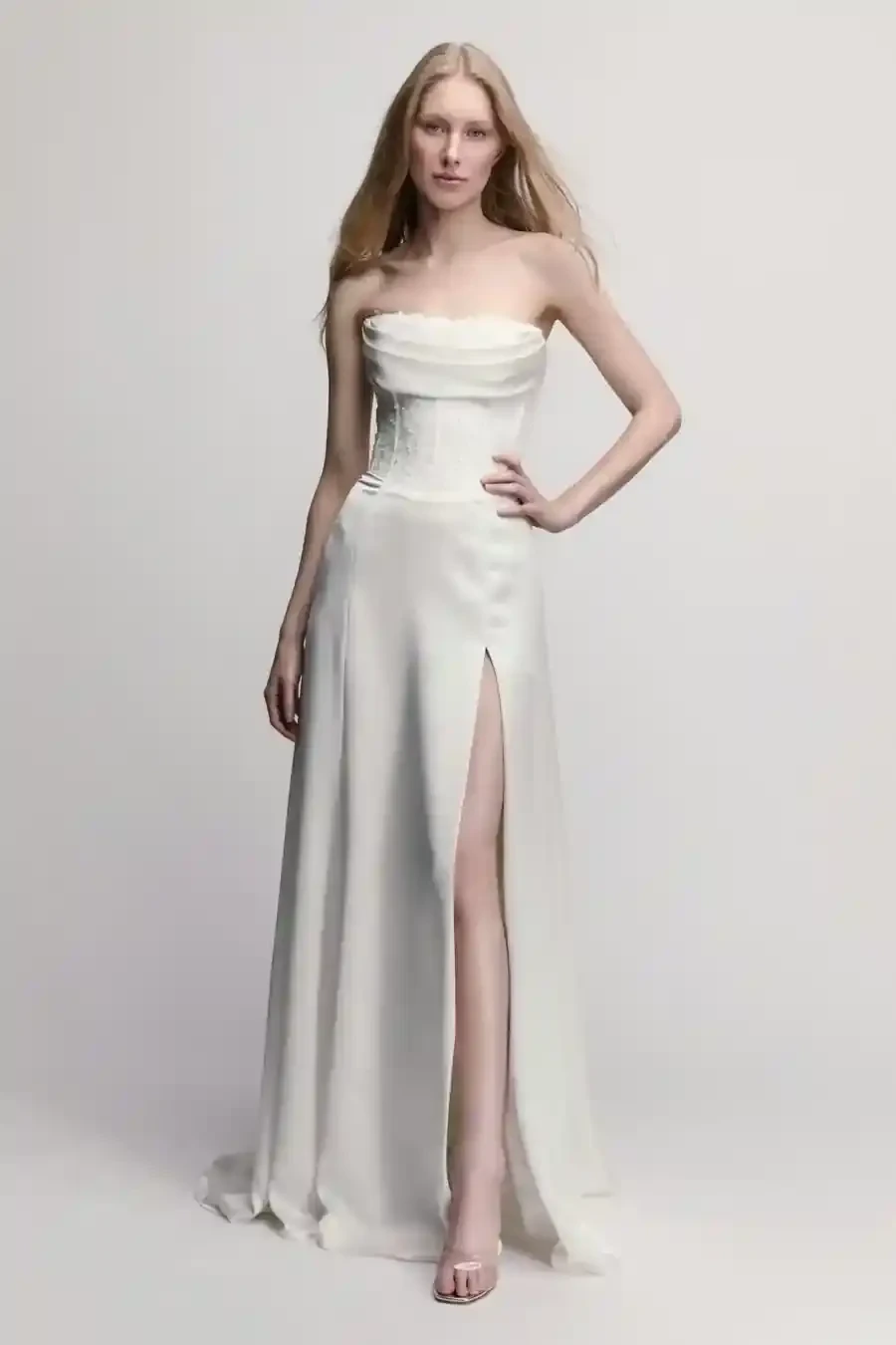 Model wearing Willowby wedding gown