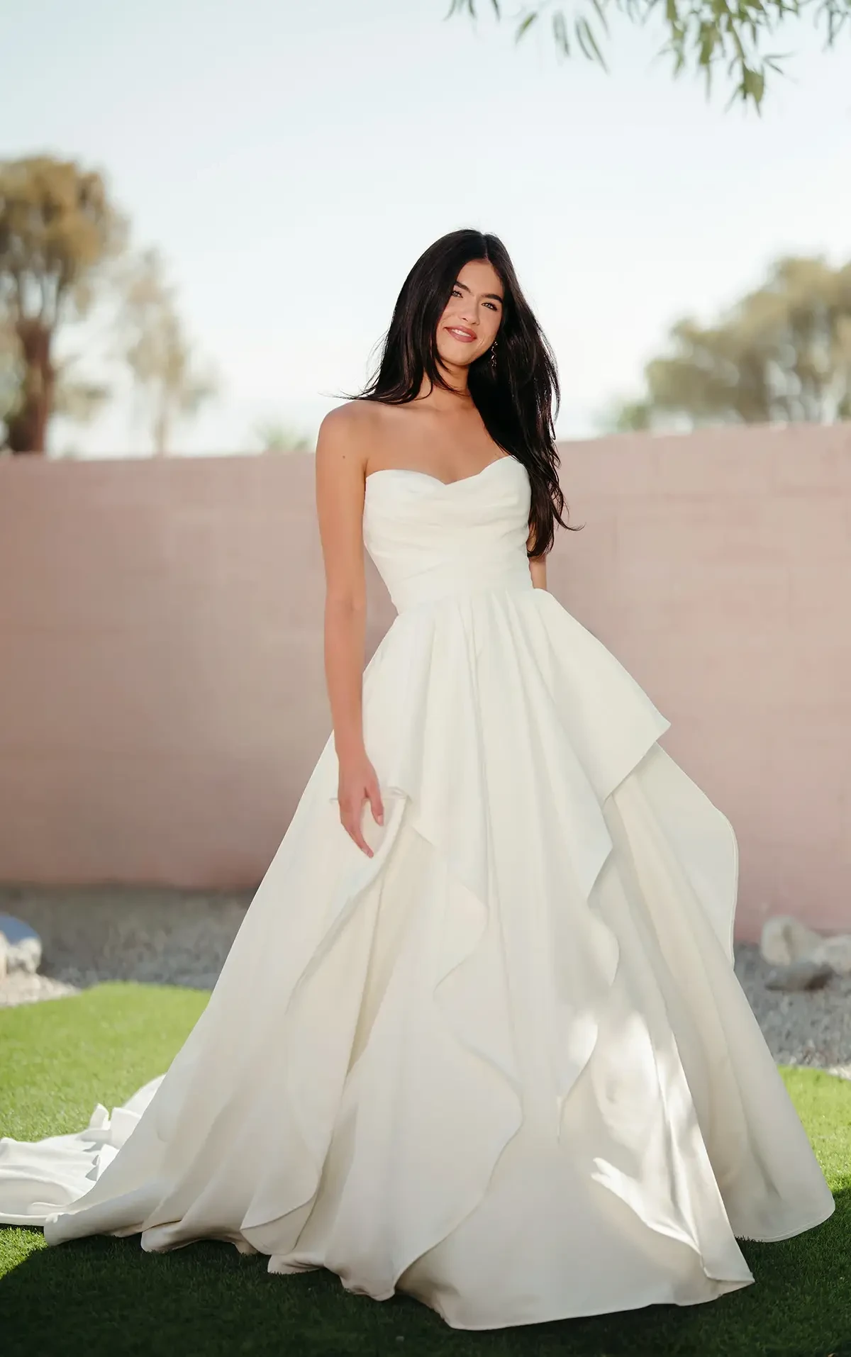 Model wearing Stella York wedding gown