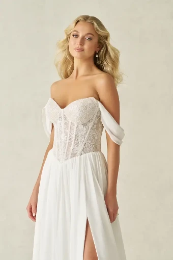 Allure Bridals Style #A1405LNS #7 Ivory thumbnail