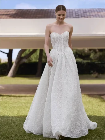 Pronovias Style #ASSOU #0 default Off White/Light Beige thumbnail