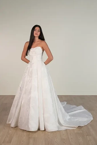 Stella York Style #SY8084 #0 default Pure Ivory Jaquard thumbnail