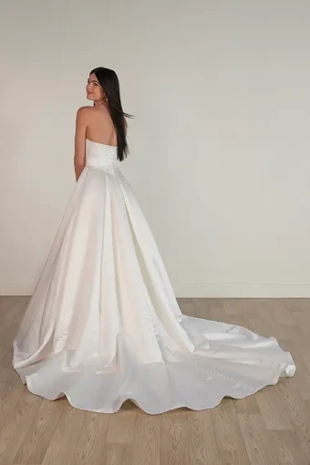 Stella York Style #SY8084 #9 Pure Ivory Jaquard thumbnail
