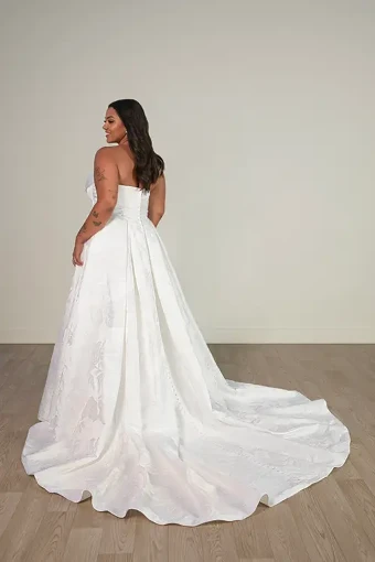 Stella York Style #SY8084 #11 Pure Ivory Jaquard thumbnail