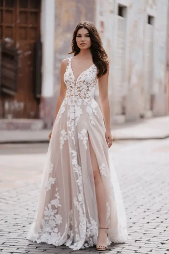 Allure Bridals Style #9956 #0 default Mocha/Champagne/Ivory/Nude thumbnail