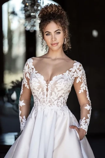 Allure Bridals Style #A1105 #1 IV/Champ/Nude thumbnail