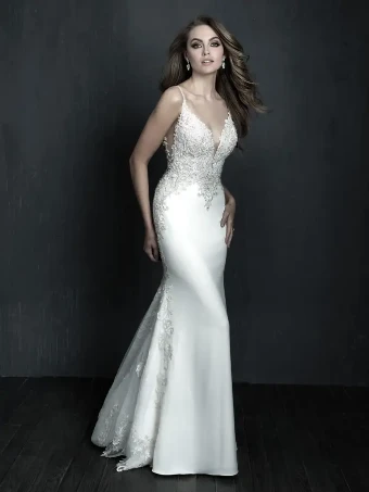 Allure Couture Style #C574 #0 default Ivory/Champagne/Nude/Silver thumbnail