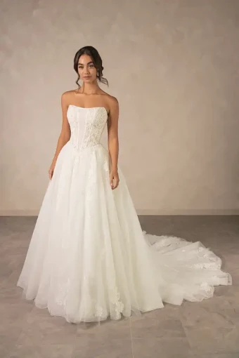 Essense of Australia Style #D4553 (lined & beaded) #2 Ivory thumbnail