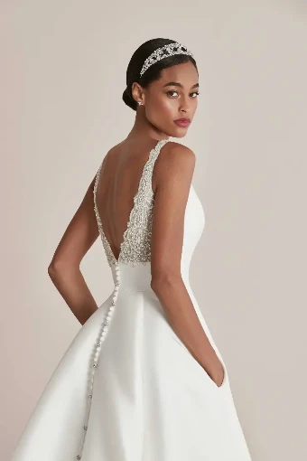 Justin Alexander Style #CAMRYN #2 Ivory/Silver/Nude thumbnail