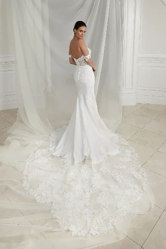 Justin Alexander Style #ELYANA #1 Ivory/Ivory thumbnail