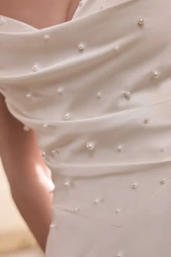 Justin Alexander Style #LIZZIE-NO PEARLS #2 Ivory thumbnail