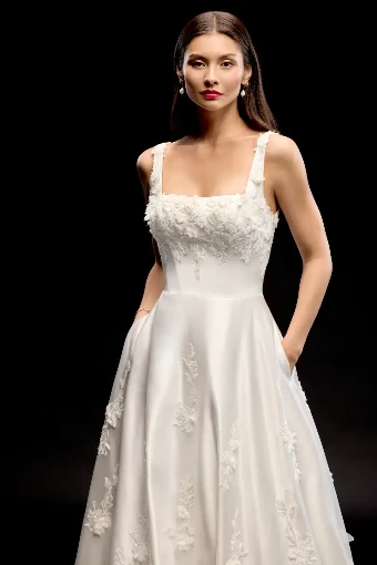 Justin Alexander Signature Style #Evangeline #1 Ivory thumbnail