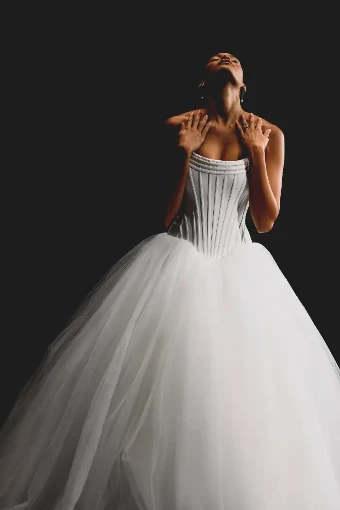 Justin Alexander Signature Style #Rhiannon #3 Ivory/Off White thumbnail