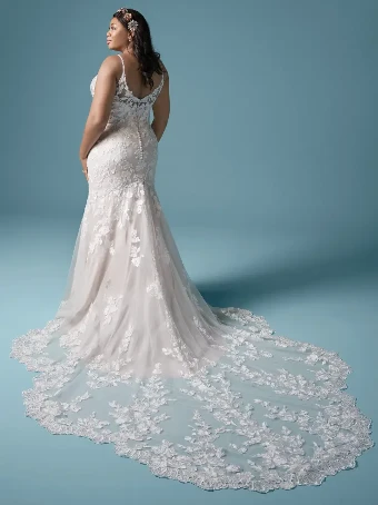 Maggie Sottero Style #GIANA LYNETTE #1 Ivory over Misty Mauve (gown with Nude Illusion) thumbnail