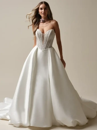 Maggie Sottero Style #TINA MARIE #2 Ivory (gown with Natural Illusion) thumbnail