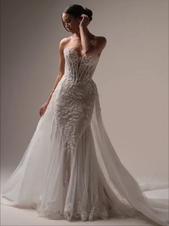 Maggie Sottero Style #BENJIE ROYALE #7 Ivory over Blush (gown with Light Nude Illusion) thumbnail