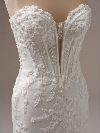 Maggie Sottero Style #BENJIE ROYALE #3 Ivory over Blush (gown with Light Nude Illusion) thumbnail