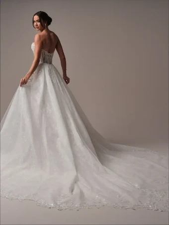 Maggie Sottero Style #BENJIE ROYALE #6 Ivory over Blush (gown with Light Nude Illusion) thumbnail