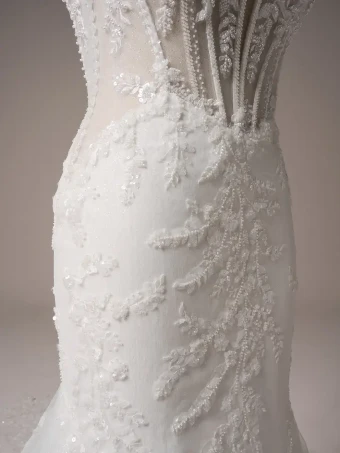 Maggie Sottero Style #BENJIE ROYALE #5 Ivory over Blush (gown with Light Nude Illusion) thumbnail