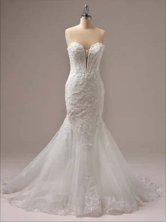 Maggie Sottero Style #BENJIE ROYALE #4 Ivory over Blush (gown with Light Nude Illusion) thumbnail