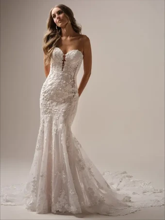 Maggie Sottero Style #MALONE #4 Ivory/Soft Nude thumbnail