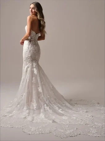 Maggie Sottero Style #MALONE #3 Ivory/Soft Nude thumbnail