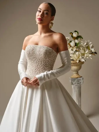 Maggie Sottero Style #DMARA #5 Ivory/Silver thumbnail