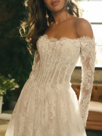 Maggie Sottero Style #KITARO #2 Ivory over Blush (gown with Ivory Illusion) thumbnail