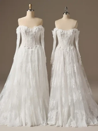 Maggie Sottero Style #KITARO #5 Ivory over Blush (gown with Ivory Illusion) thumbnail