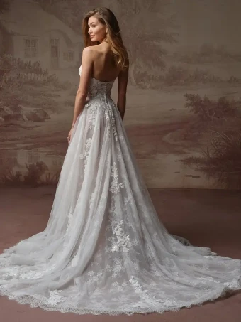 Maggie Sottero Style #HADLEY #2 Ivory over Blush (gown with Ivory Illusion) thumbnail