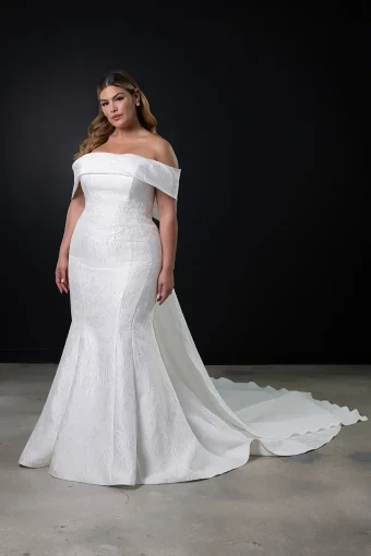 Martina Liana Style #ML1619 #3 Silk Ivory Jaquard thumbnail
