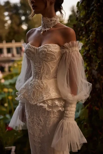 Milla Nova Style #ATOLA TULLE SKIRT #1 Nude/Ivory thumbnail