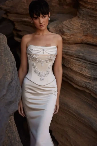 Milla Nova Style #GISELLA SKIRT #2 default Ecru thumbnail