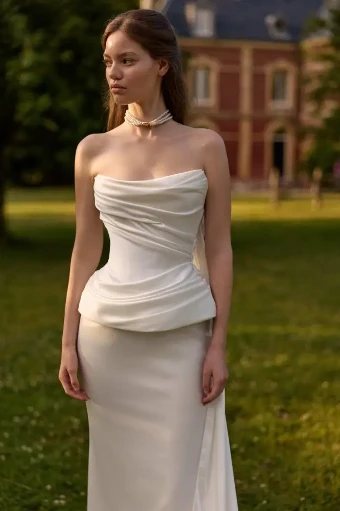 Milla Nova Style #SORALIA CORSET #0 default Ivory thumbnail