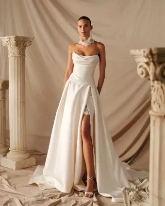 Milla Nova Style #OMBRA- NO SLIT #0 default Ivory thumbnail