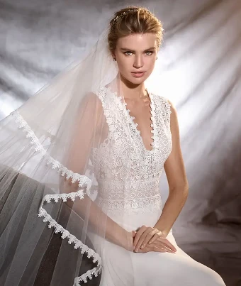 Pronovias Style #Orobia #2 default Off White/Nude thumbnail