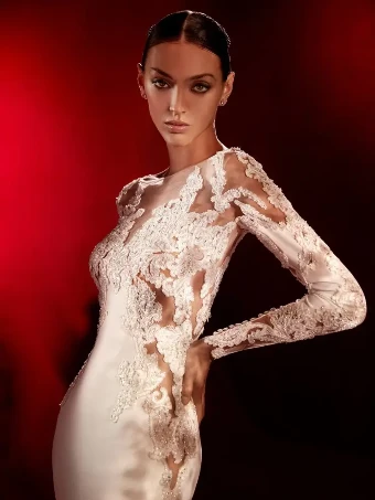 Pronovias Style #ATWOOD #1 Ivory/Nude thumbnail