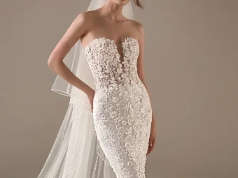Pronovias Style #JAMEELA #2 Off White/Crystal thumbnail