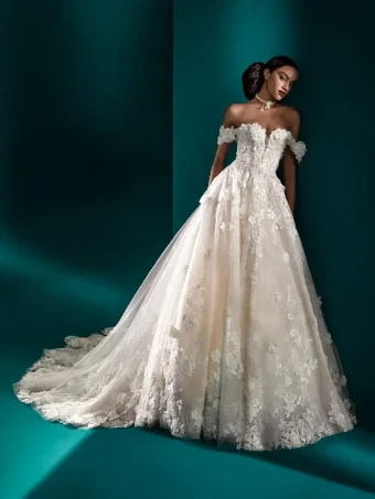 Pronovias Style #ROLAND #0 default Off White/Pink thumbnail