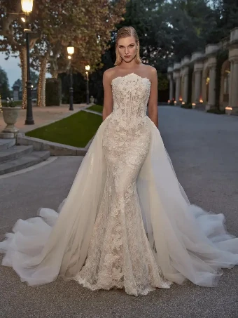 Pronovias Style #GERAMY #0 default Off White/Peach thumbnail