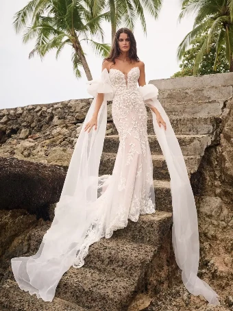 Sottero and Midgley Style #TANICA #2 Ivory/Silver Accent (gown with Ivory Illusion) thumbnail