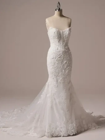 Sottero and Midgley Style #HALLE #4 Ivory/Silver Accent over Soft Blush thumbnail