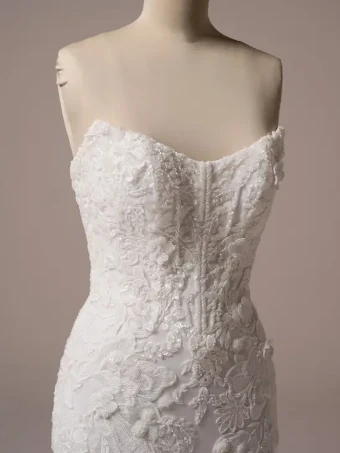 Sottero and Midgley Style #HALLE #6 Ivory/Silver Accent over Soft Blush thumbnail