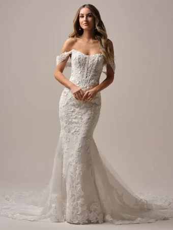 Sottero and Midgley Style #HALLE #1 Ivory/Silver Accent over Soft Blush thumbnail