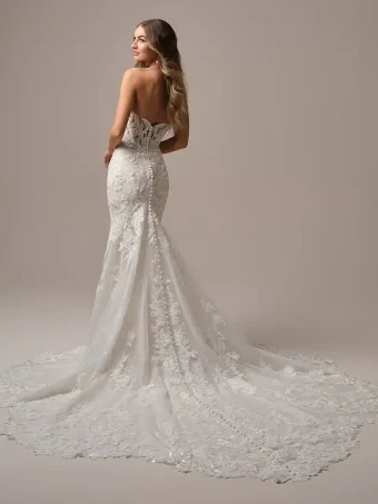 Sottero and Midgley Style #HALLE #2 Ivory/Silver Accent over Soft Blush thumbnail