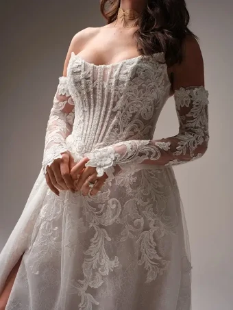 Sottero and Midgley Style #PARKER #3 IV/BLUSH thumbnail
