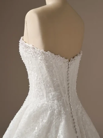 Sottero and Midgley Style #ANGELICA #10 Ivory over Soft Blush (gown with Ivory illusion) thumbnail