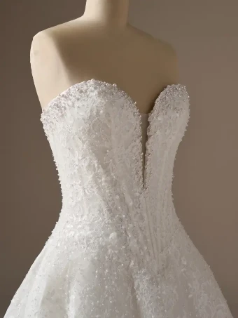 Sottero and Midgley Style #ANGELICA #11 Ivory over Soft Blush (gown with Ivory illusion) thumbnail